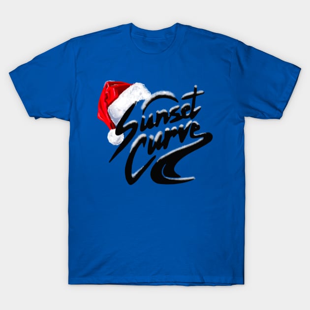 Sunset Curve Christmas logo T-Shirt by PG Illustration